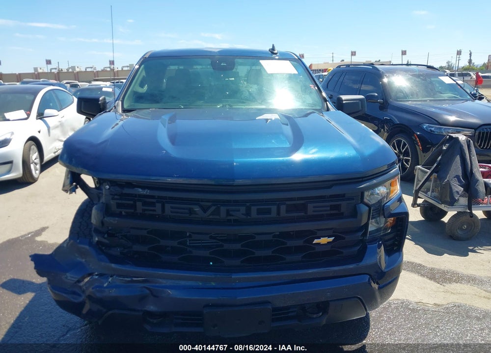 2022 CHEVROLET SILVERADO 1500 2WD DOUBLE CAB STANDARD BED CUSTOM VIN: 1GCRABEK2NZ566304