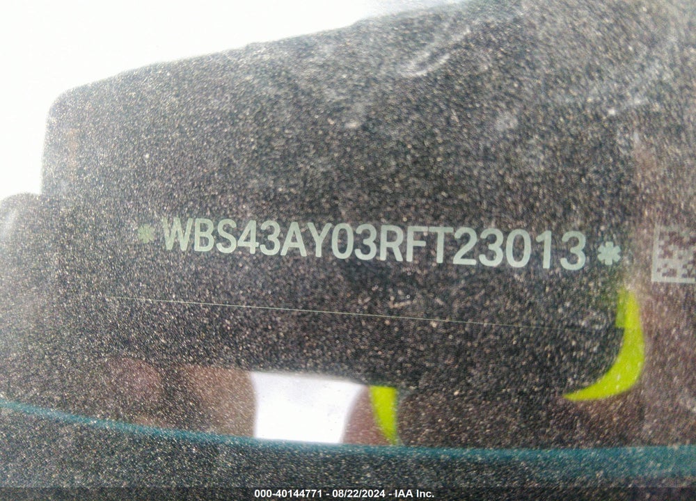 2024 BMW M3 COMPETITION XDRIVE VIN: WBS43AY03RFT23013