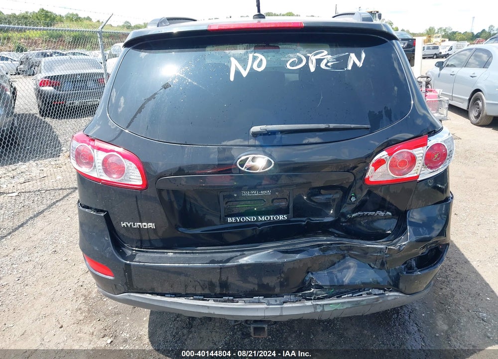 2010 HYUNDAI SANTA FE SE VIN: 5NMSH4AG6AH387207