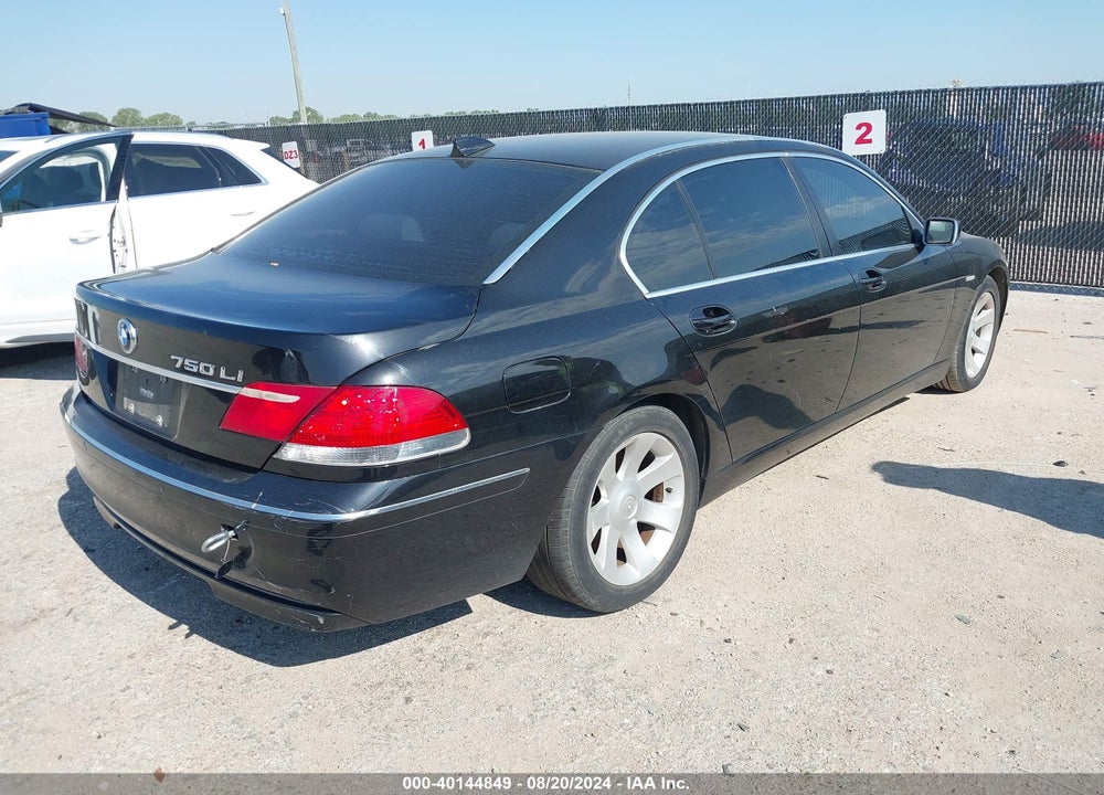 2006 BMW 750LI VIN: WBAHN83526DT25208