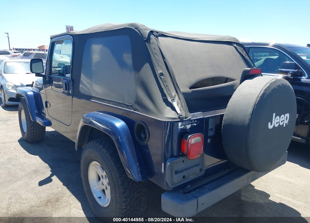2005 JEEP WRANGLER UNLIMITED VIN: 1J4FA44S85P303689