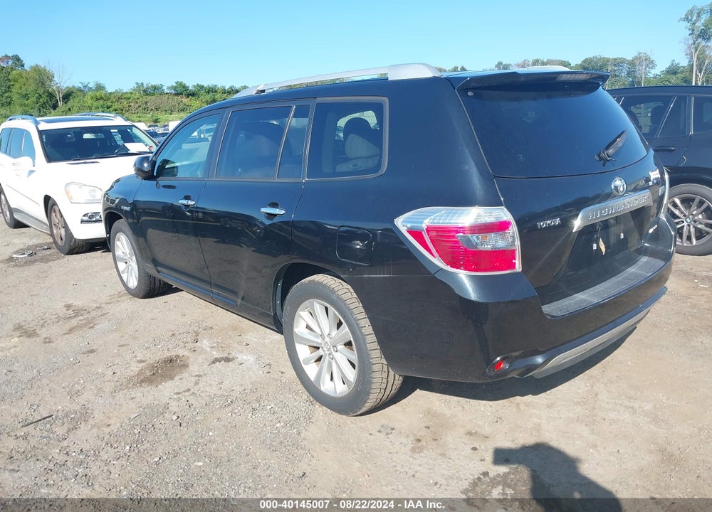 2008 TOYOTA HIGHLANDER HYBRID LIMITED VIN: JTEEW44A282012791