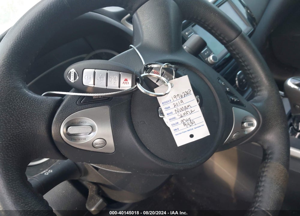 2019 NISSAN SENTRA SV VIN: 3N1AB7AP7KY399939