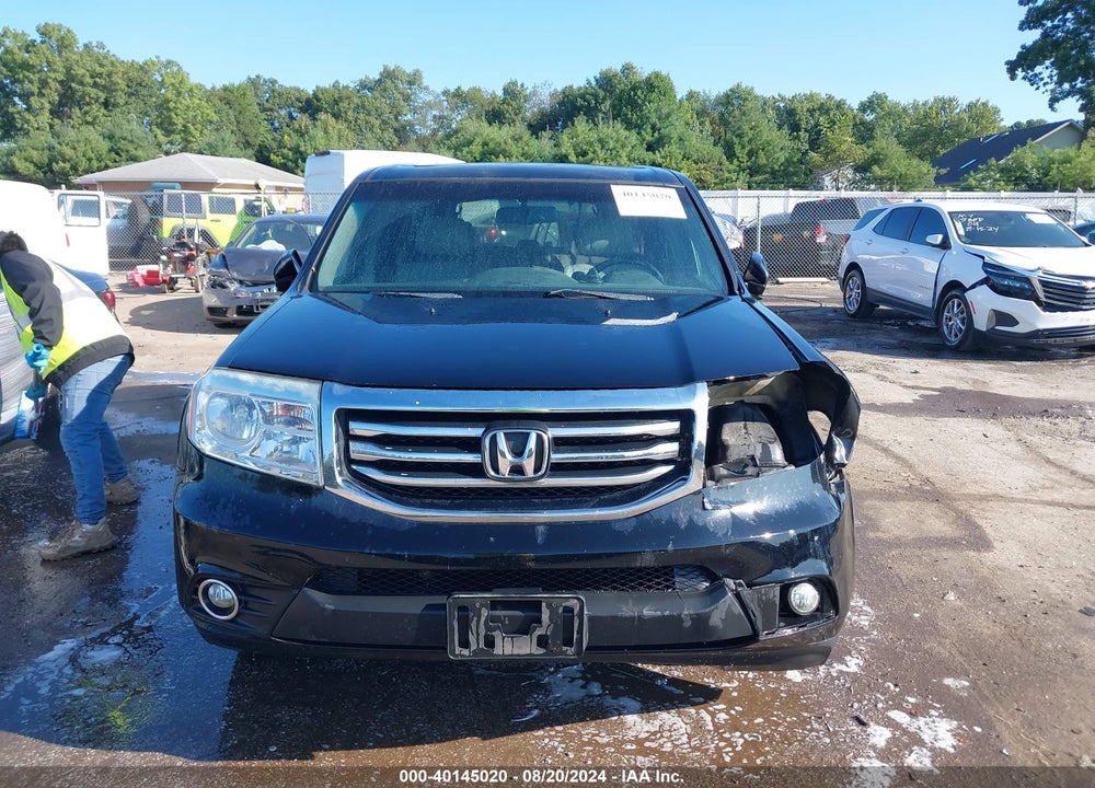 2013 HONDA PILOT EX-L VIN: 5FNYF4H7XDB085222