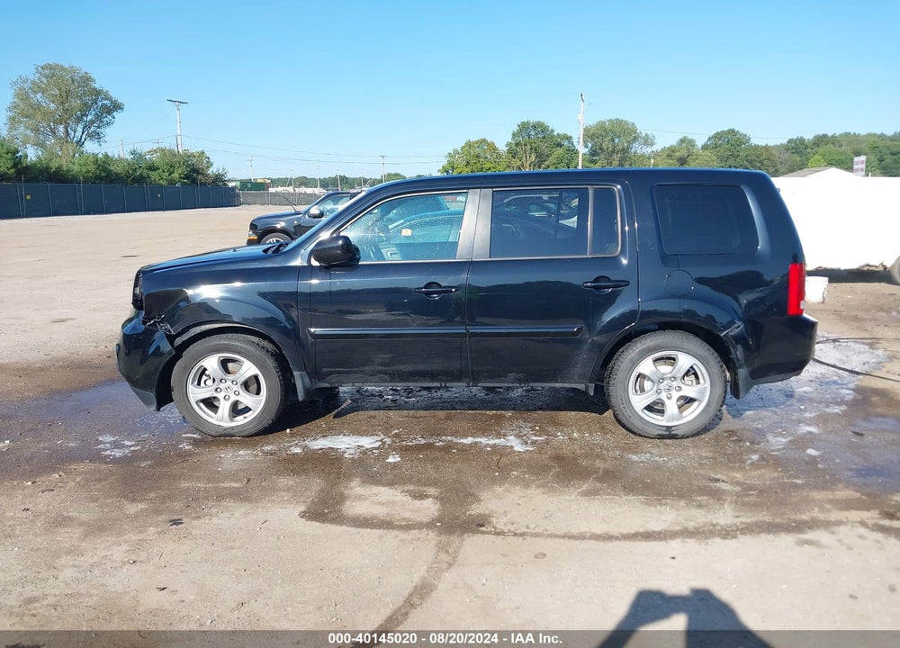 2013 HONDA PILOT EX-L VIN: 5FNYF4H7XDB085222