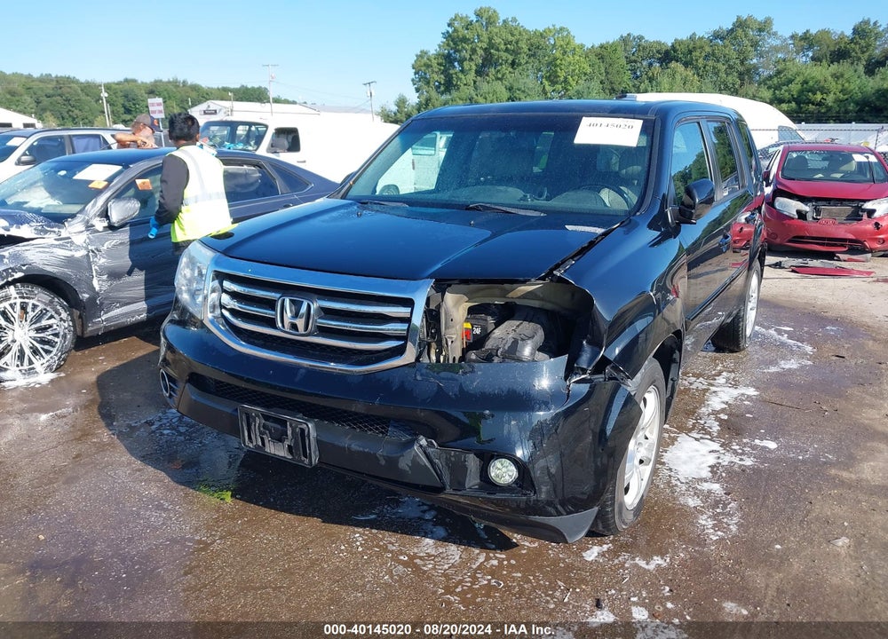 2013 HONDA PILOT EX-L VIN: 5FNYF4H7XDB085222