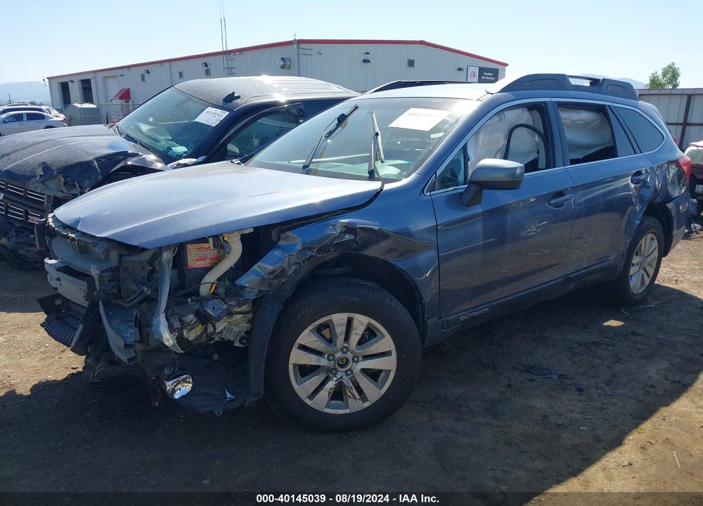 2016 SUBARU OUTBACK 2.5I PREMIUM VIN: 4S4BSACC1G3349624