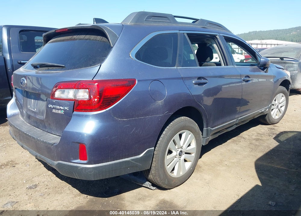 2016 SUBARU OUTBACK 2.5I PREMIUM VIN: 4S4BSACC1G3349624