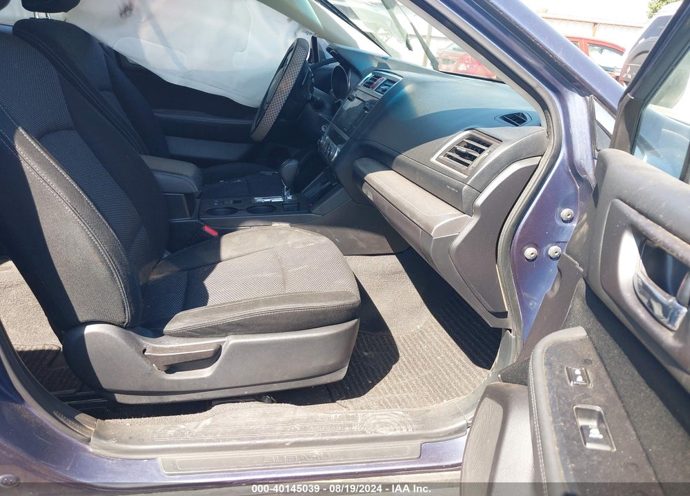 2016 SUBARU OUTBACK 2.5I PREMIUM VIN: 4S4BSACC1G3349624