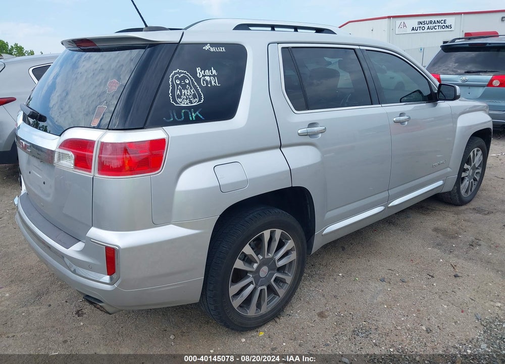 2017 GMC TERRAIN DENALI VIN: 2GKFLRE37H6101553