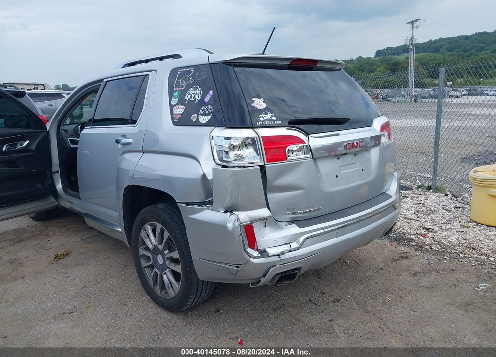 2017 GMC TERRAIN DENALI VIN: 2GKFLRE37H6101553