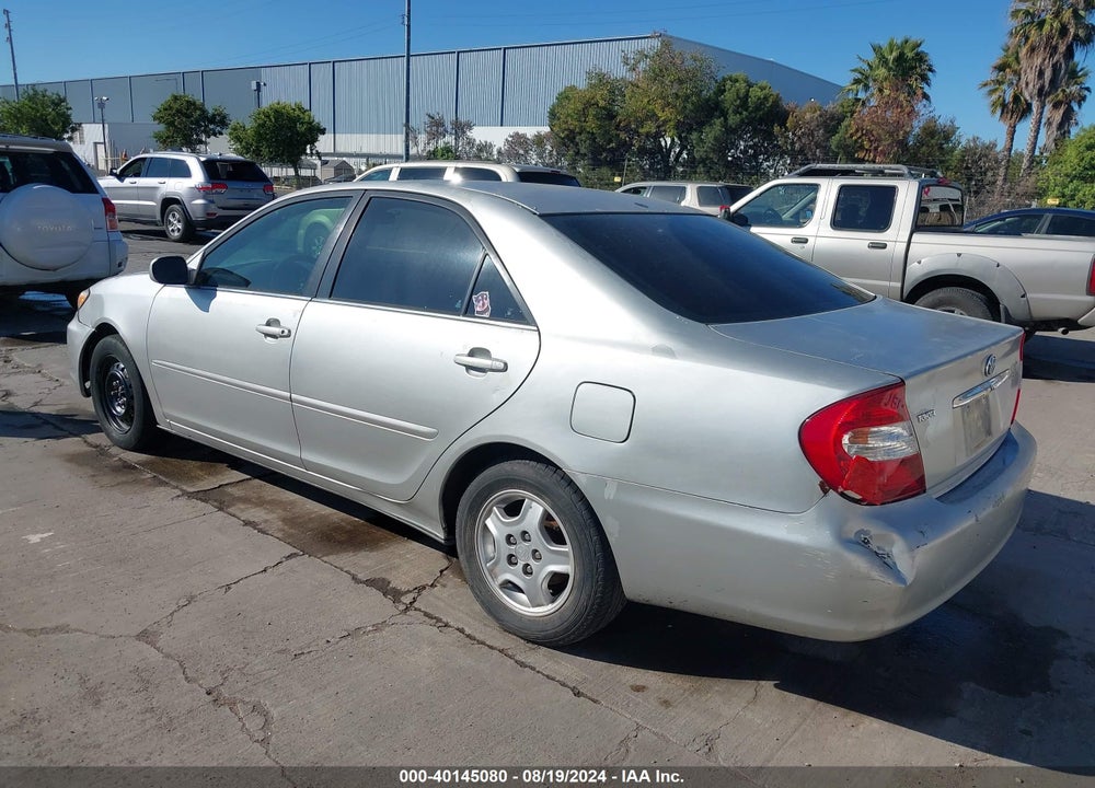 2003 TOYOTA CAMRY LE V6 VIN: 4T1BF30K33U550649