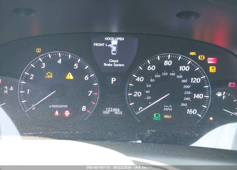 2010 LEXUS LS 460 VIN: JTHBL5EF6A5096729