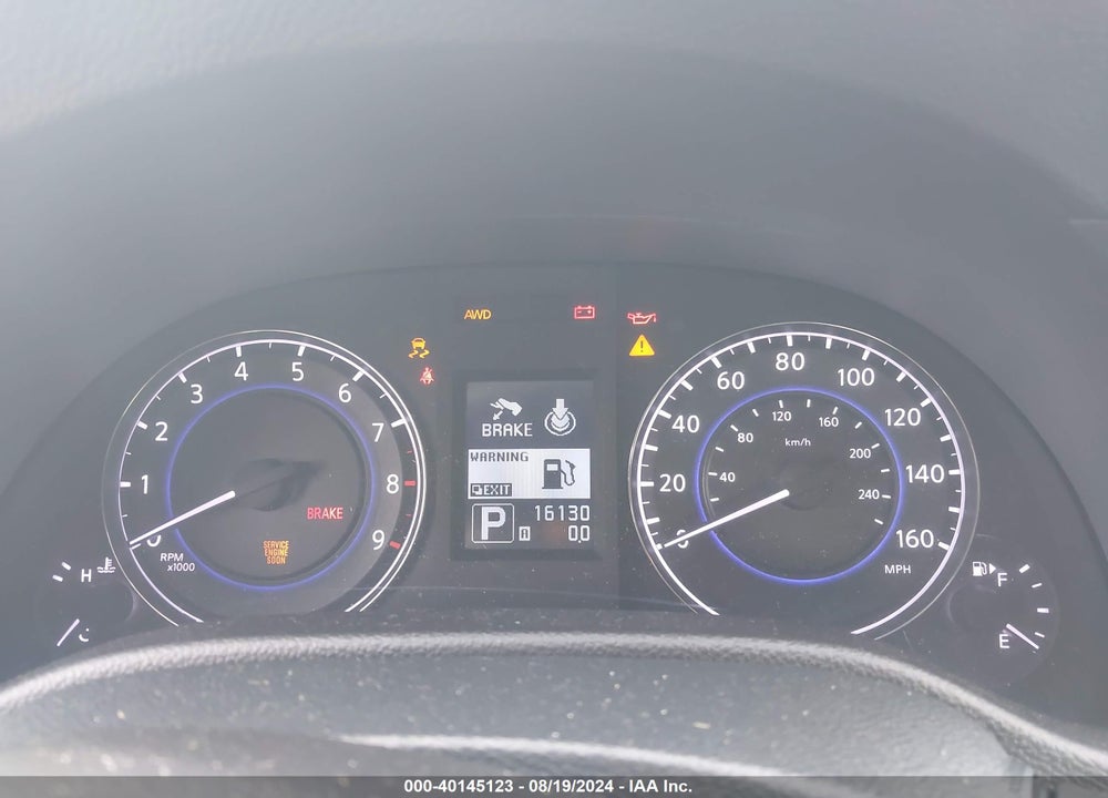 2013 INFINITI G37X VIN: JN1CV6AR9DM769967