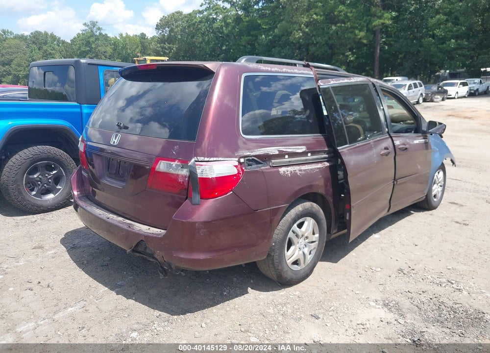 2007 HONDA ODYSSEY EX-L VIN: 5FNRL38627B418709
