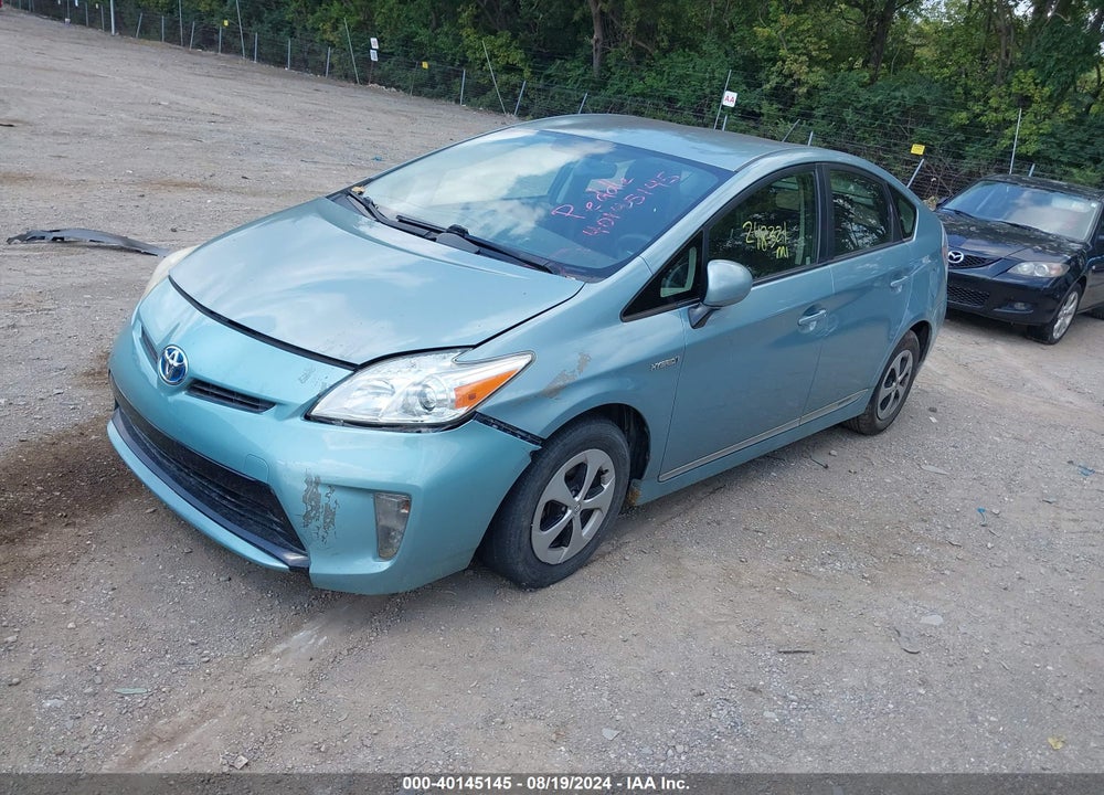 2013 TOYOTA PRIUS THREE VIN: JTDKN3DU5D1635143