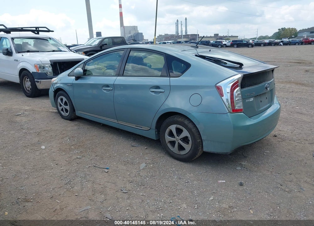 2013 TOYOTA PRIUS THREE VIN: JTDKN3DU5D1635143
