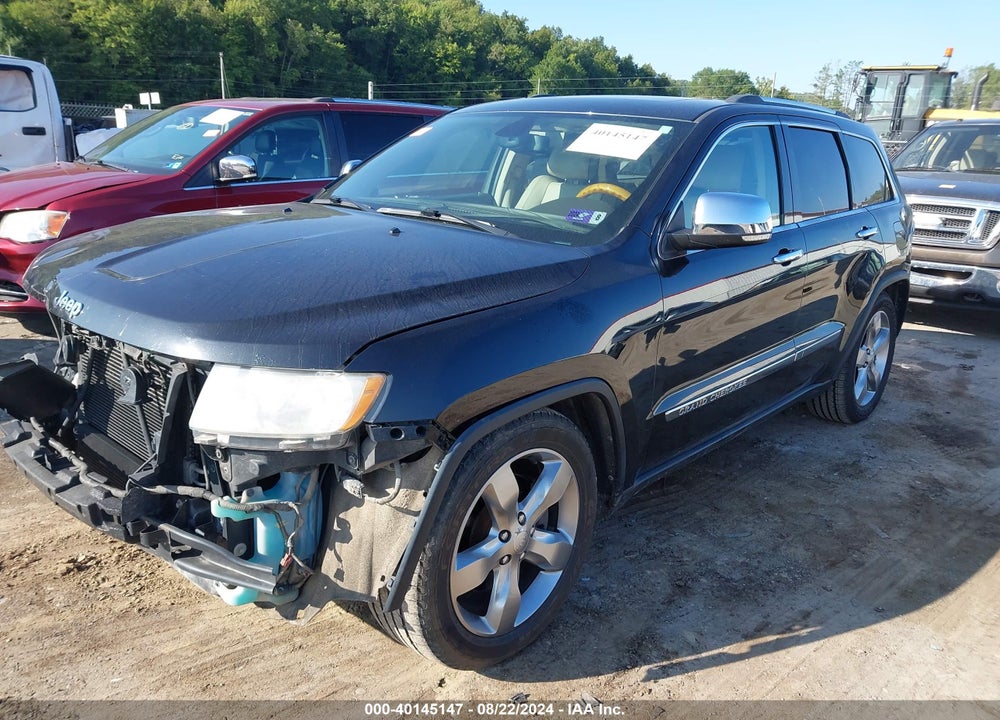 2013 JEEP GRAND CHEROKEE OVERLAND VIN: 1C4RJFCT7DC590733