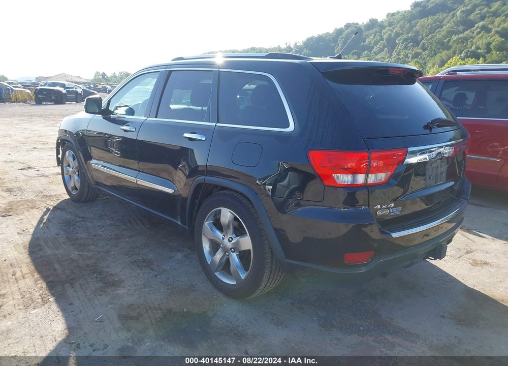 2013 JEEP GRAND CHEROKEE OVERLAND VIN: 1C4RJFCT7DC590733