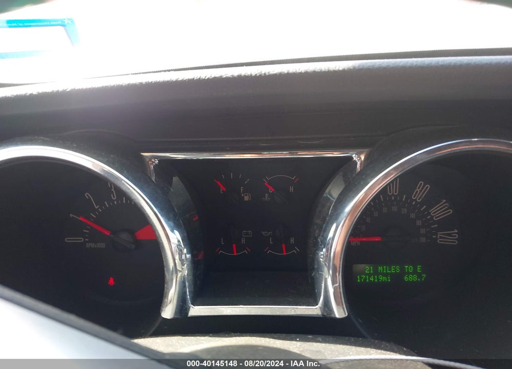 2007 FORD MUSTANG V6 DELUXE/V6 PREMIUM VIN: 1ZVFT80N975281995
