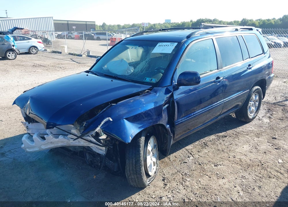 2002 TOYOTA HIGHLANDER LIMITED V6 VIN: JTEHF21AX20048995