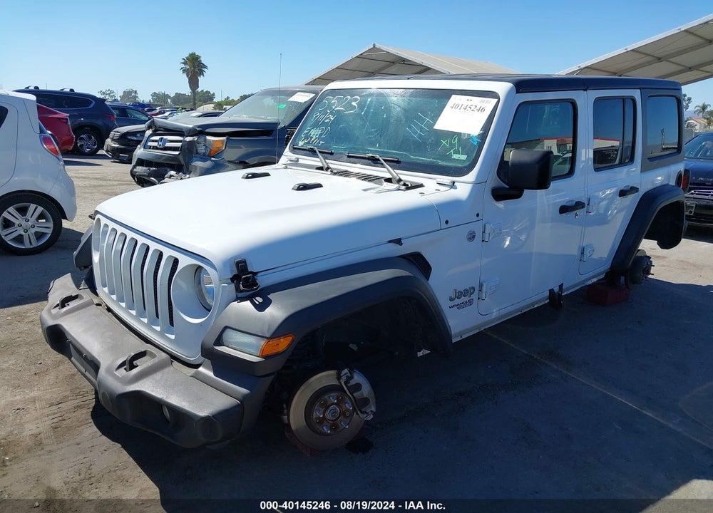 2019 JEEP WRANGLER UNLIMITED SPORT S 4X4 VIN: 1C4HJXDN4KW622549