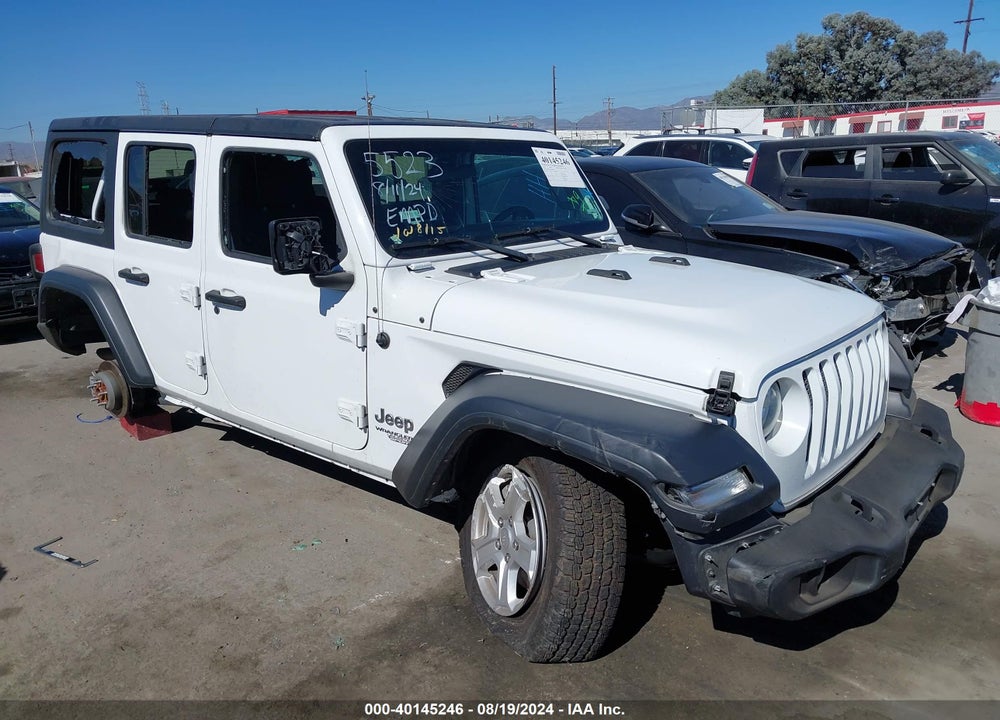 2019 JEEP WRANGLER UNLIMITED SPORT S 4X4 VIN: 1C4HJXDN4KW622549