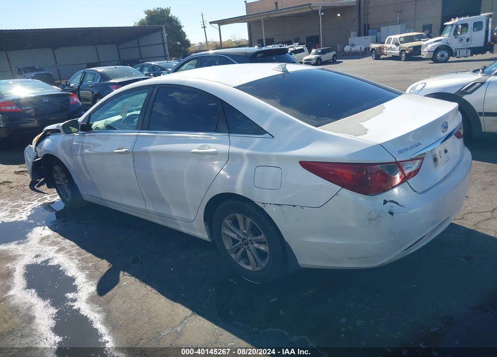 2013 HYUNDAI SONATA GLS VIN: 5NPEB4AC9DH636540