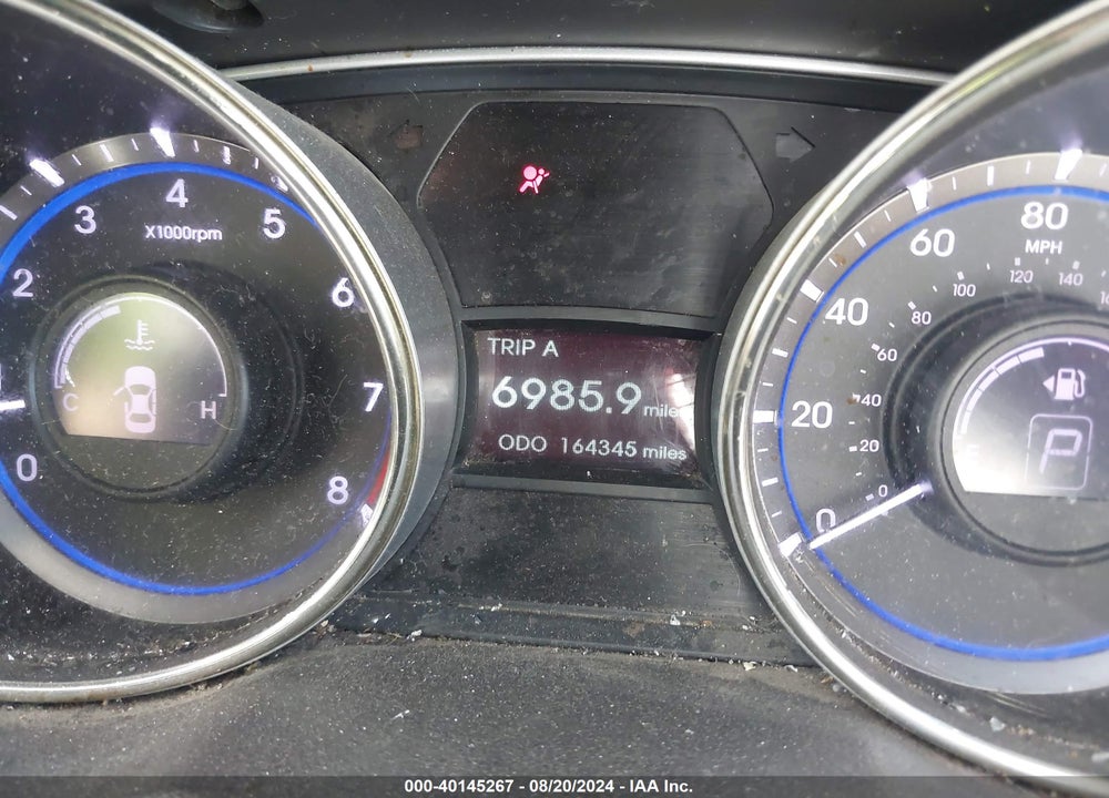 2013 HYUNDAI SONATA GLS VIN: 5NPEB4AC9DH636540