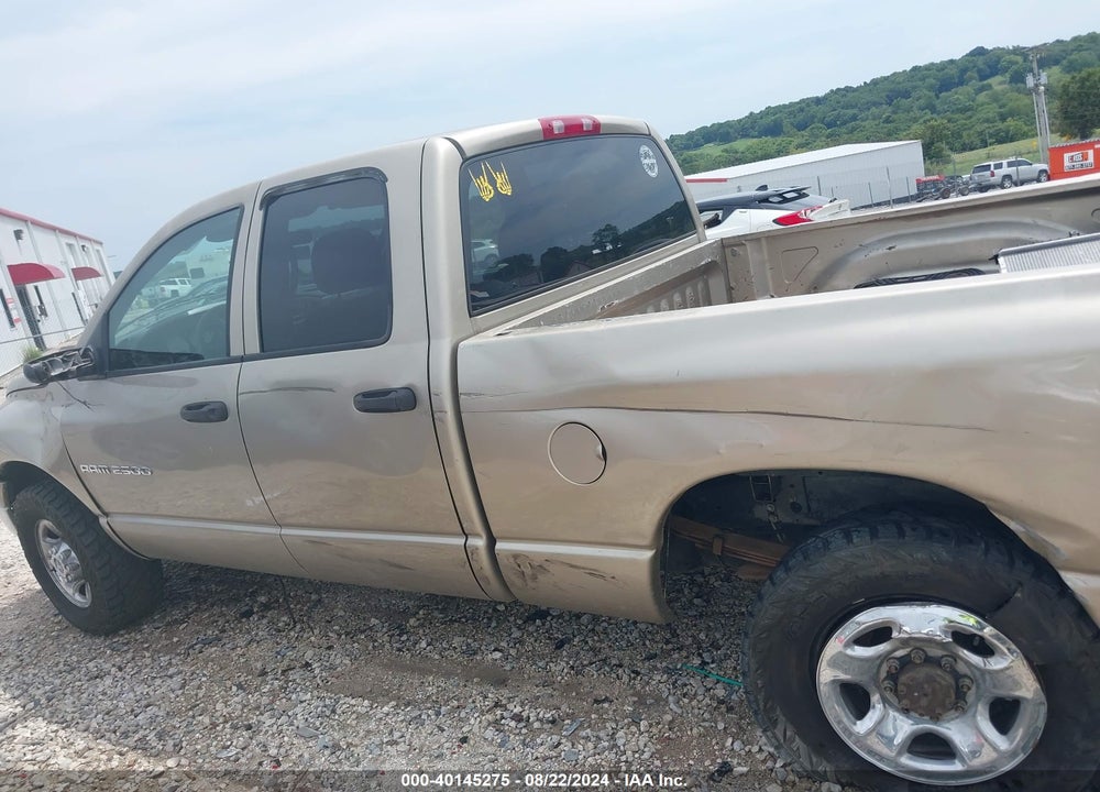 2003 DODGE RAM 2500 VIN: 3D7KA28D83G764063