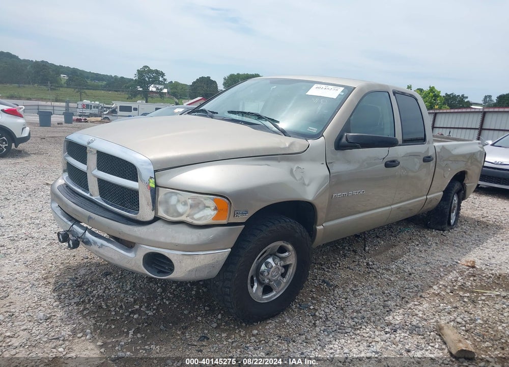 2003 DODGE RAM 2500 VIN: 3D7KA28D83G764063