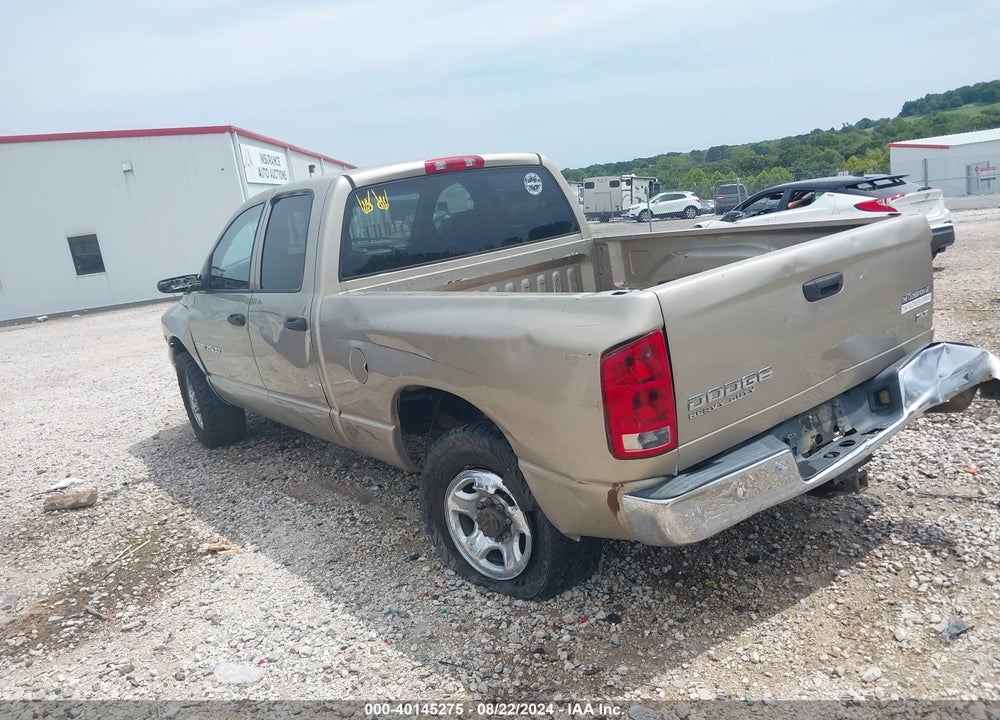 2003 DODGE RAM 2500 VIN: 3D7KA28D83G764063