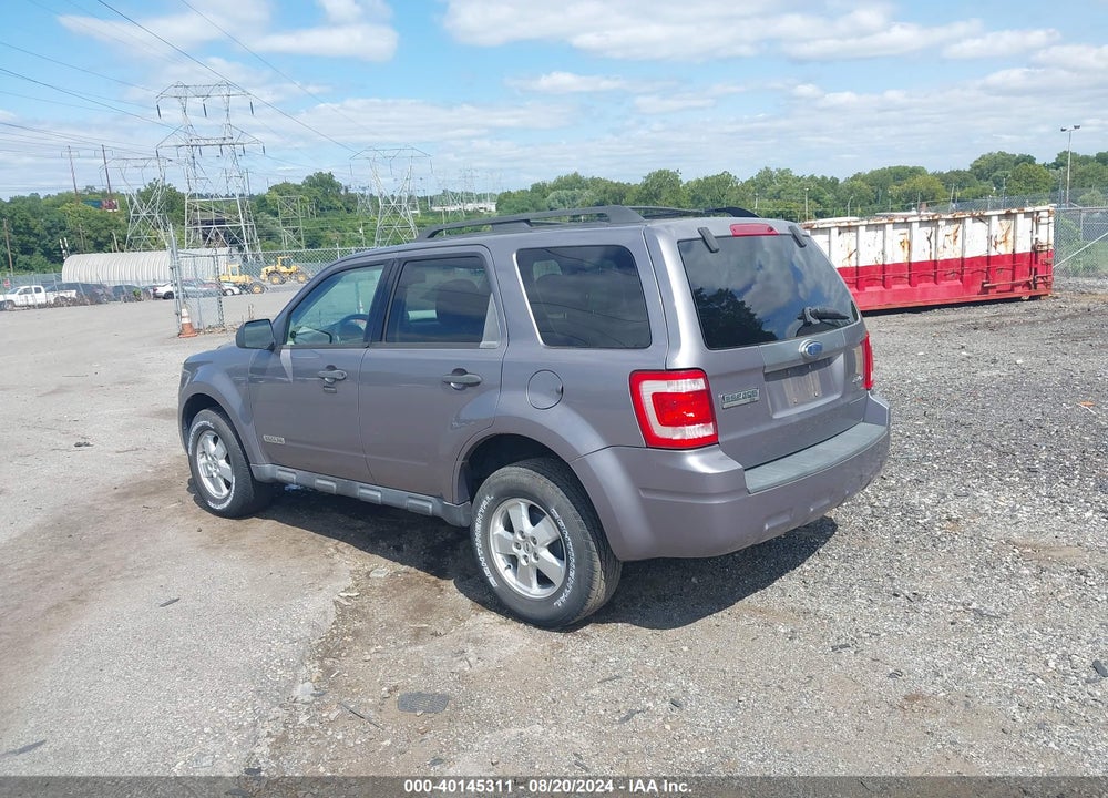 2008 FORD ESCAPE XLT VIN: 1FMCU93Z48KC25551