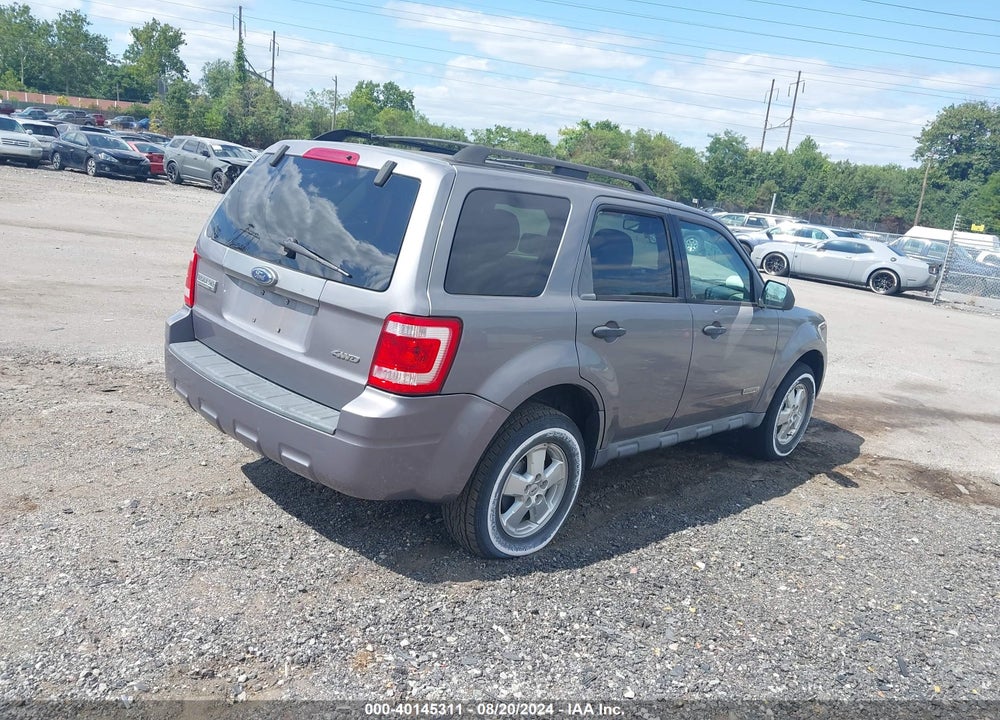 2008 FORD ESCAPE XLT VIN: 1FMCU93Z48KC25551