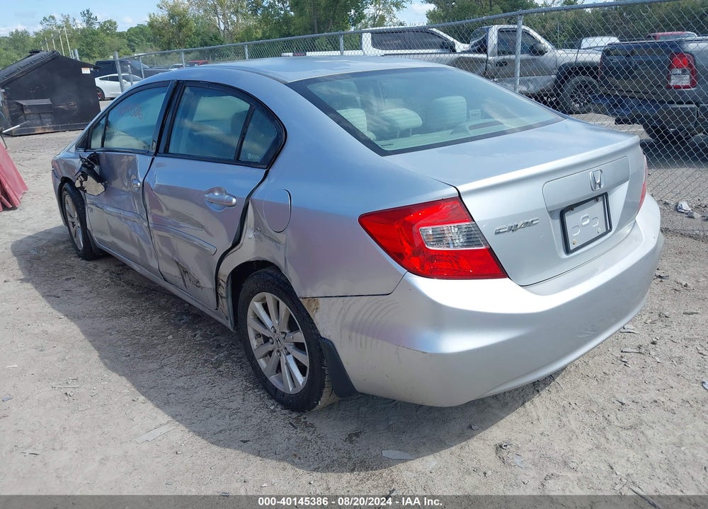 2012 HONDA CIVIC EX VIN: 2HGFB2F81CH510503