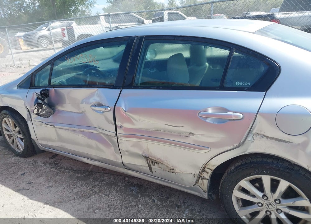 2012 HONDA CIVIC EX VIN: 2HGFB2F81CH510503