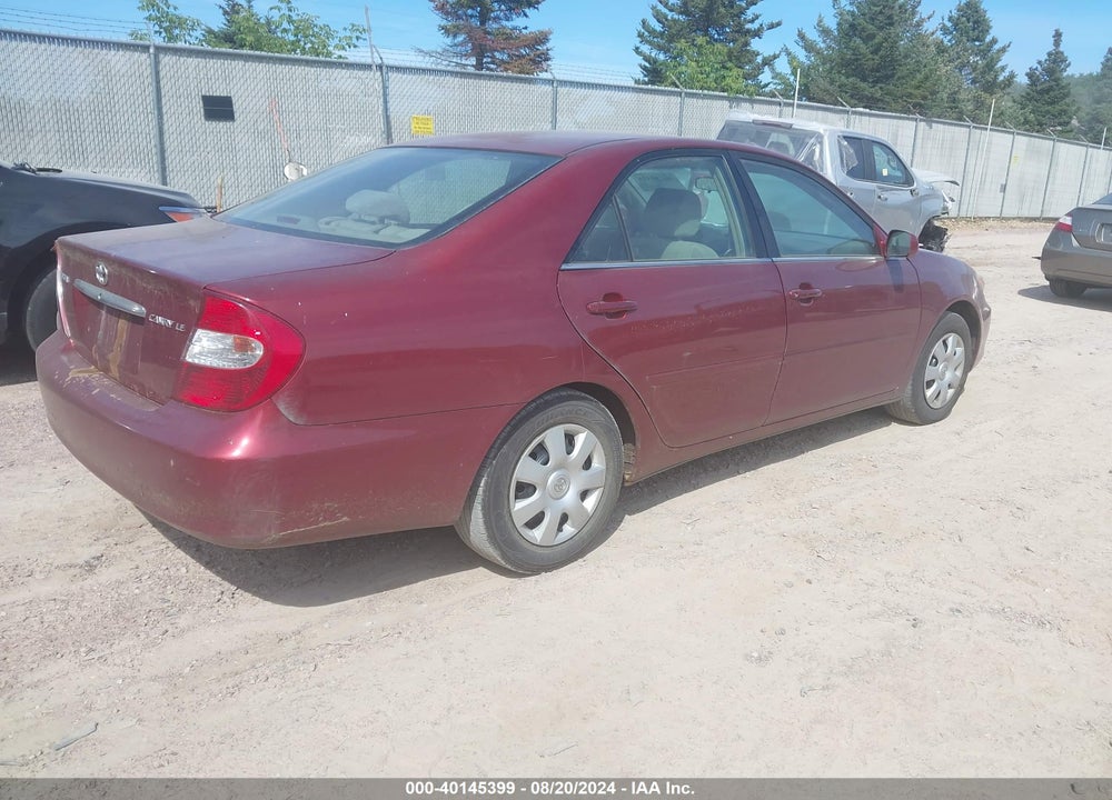 2003 TOYOTA CAMRY LE VIN: 4T1BE32K83U123497