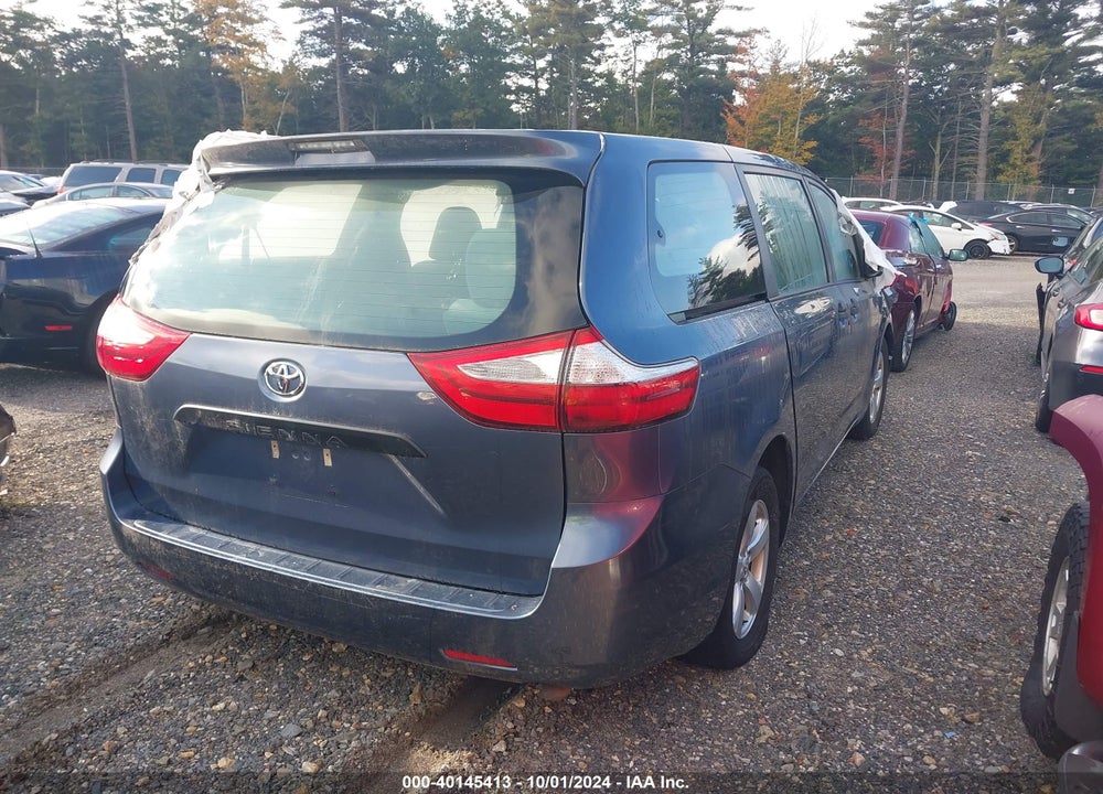 2016 TOYOTA SIENNA L VIN: 5TDZK3DC6GS757340