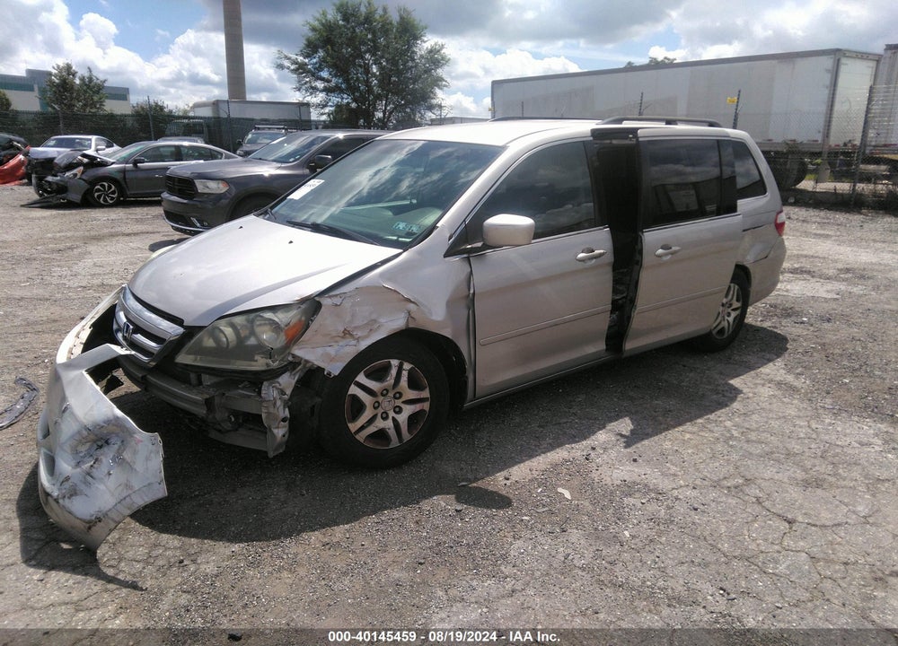 2007 HONDA ODYSSEY EX VIN: 5FNRL384X7B452721
