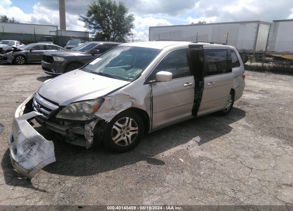 2007 HONDA ODYSSEY EX VIN: 5FNRL384X7B452721