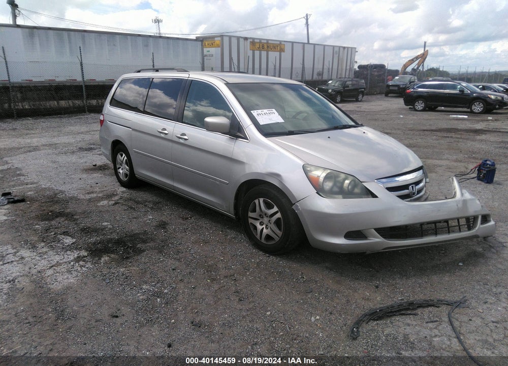 2007 HONDA ODYSSEY EX VIN: 5FNRL384X7B452721