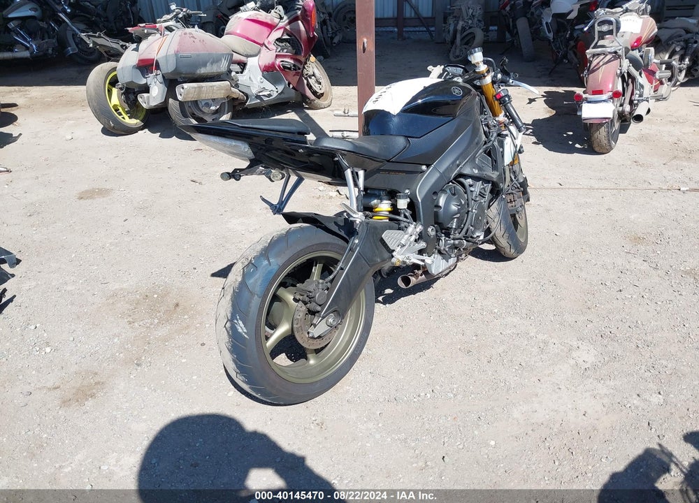 2008 YAMAHA YZFR6 VIN: JYARJ16Y88A000658
