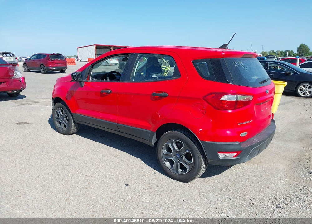 2021 FORD ECOSPORT S VIN: MAJ6S3FLXMC429597