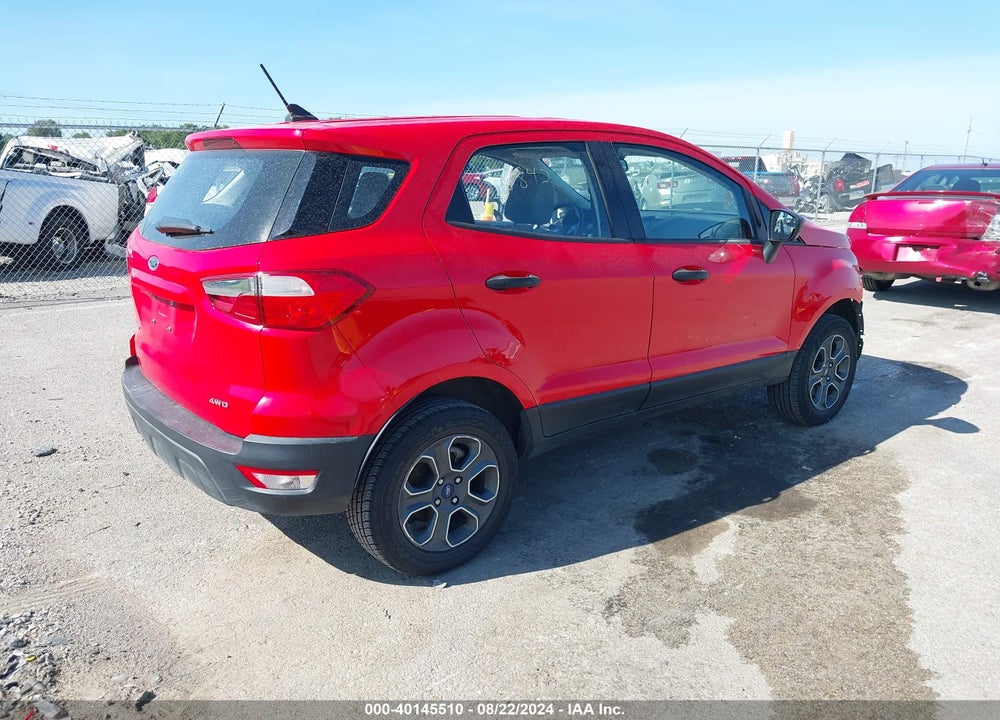 2021 FORD ECOSPORT S VIN: MAJ6S3FLXMC429597