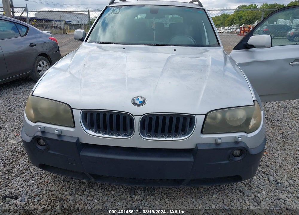 2004 BMW X3 2.5I VIN: WBXPA734X4WC44279
