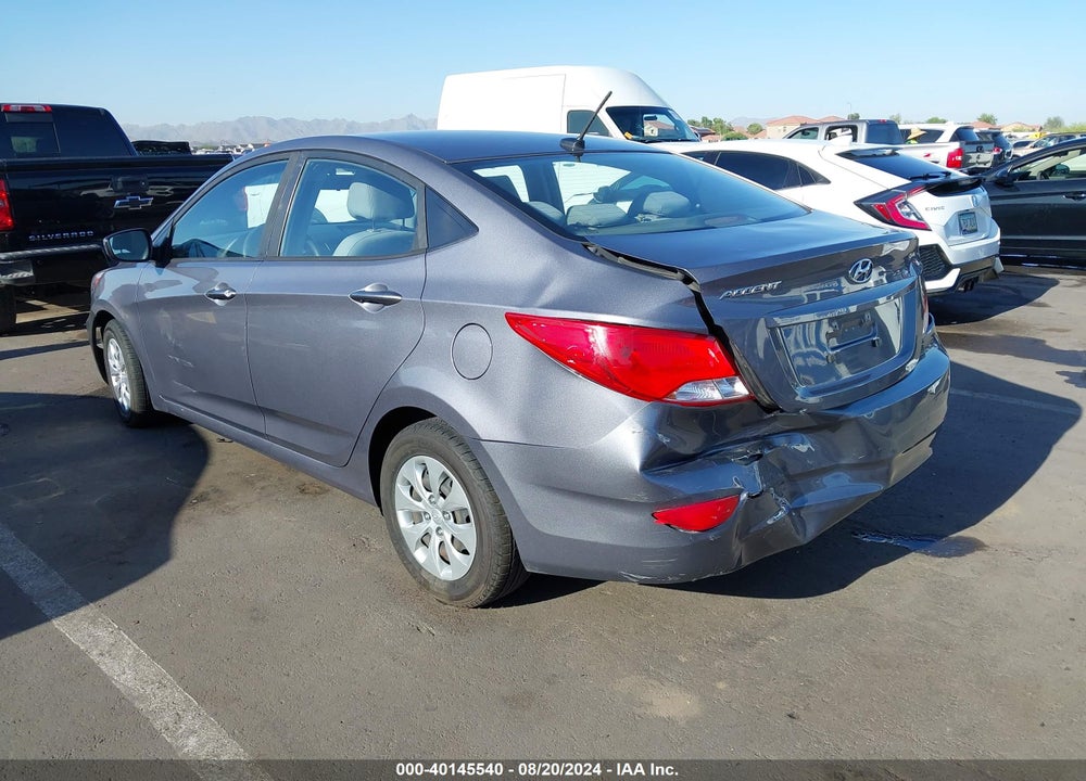 2017 HYUNDAI ACCENT SE VIN: KMHCT4AE3HU238625