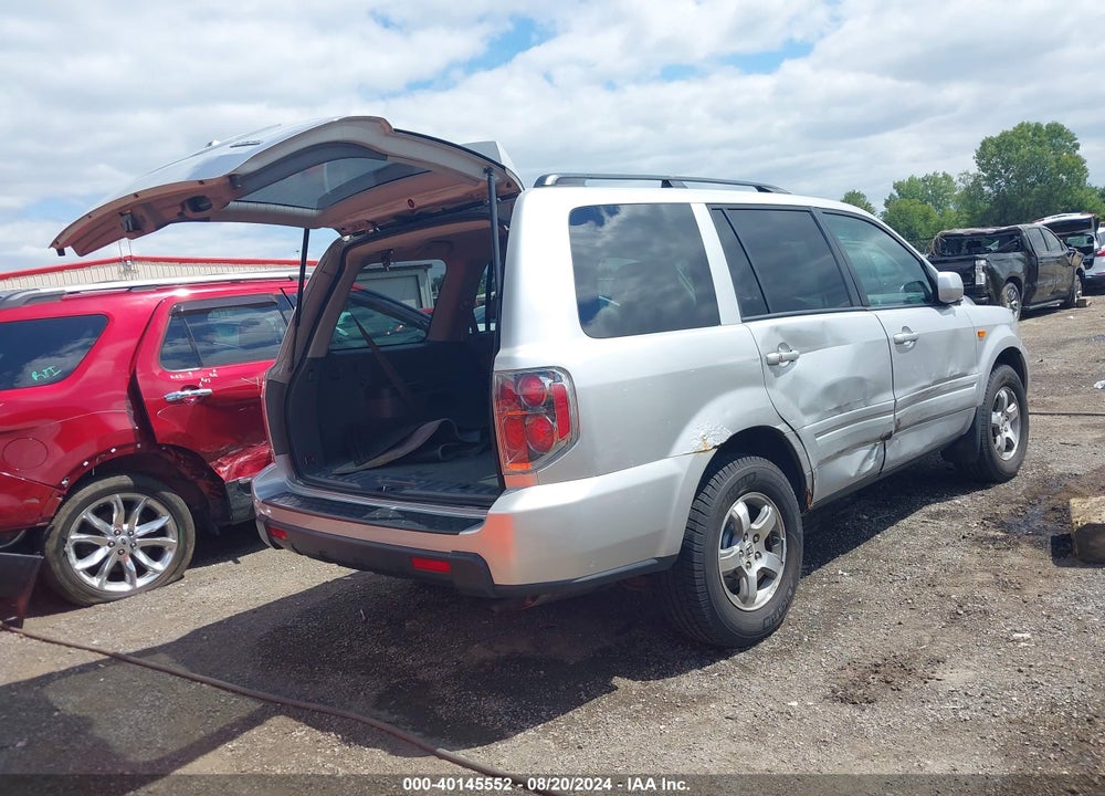 2006 HONDA PILOT EX-L VIN: 2HKYF18796H548874