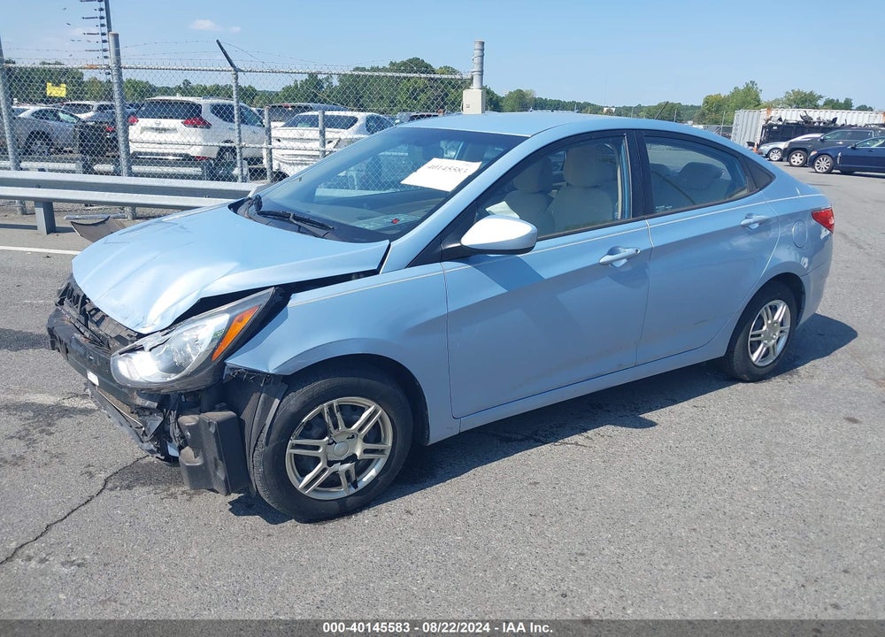 2013 HYUNDAI ACCENT GLS VIN: KMHCT4AE9DU517443