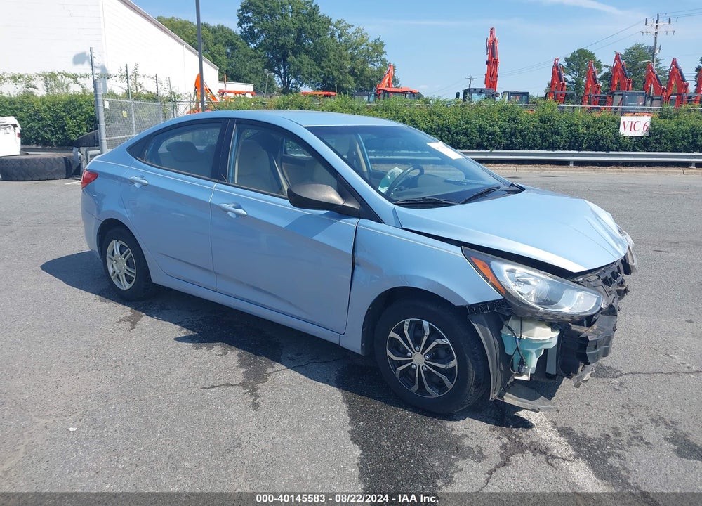 2013 HYUNDAI ACCENT GLS VIN: KMHCT4AE9DU517443