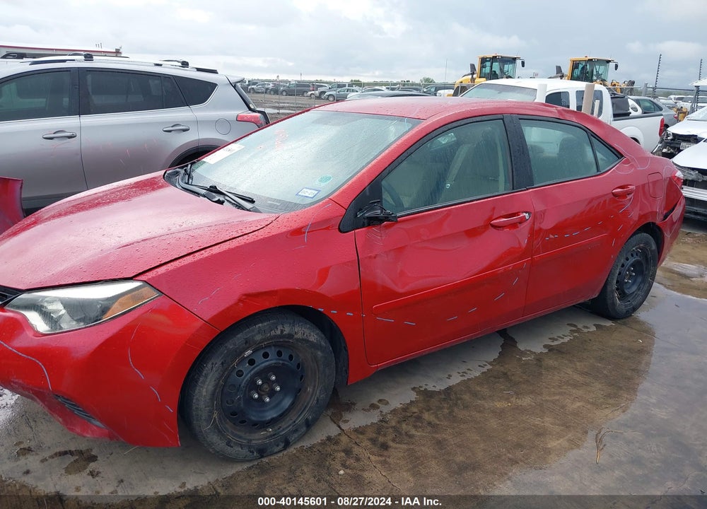 2015 TOYOTA COROLLA LE VIN: 5YFBURHE5FP224526